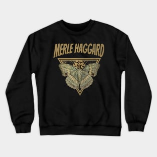 Merle Haggard // Fly Away Butterfly Crewneck Sweatshirt